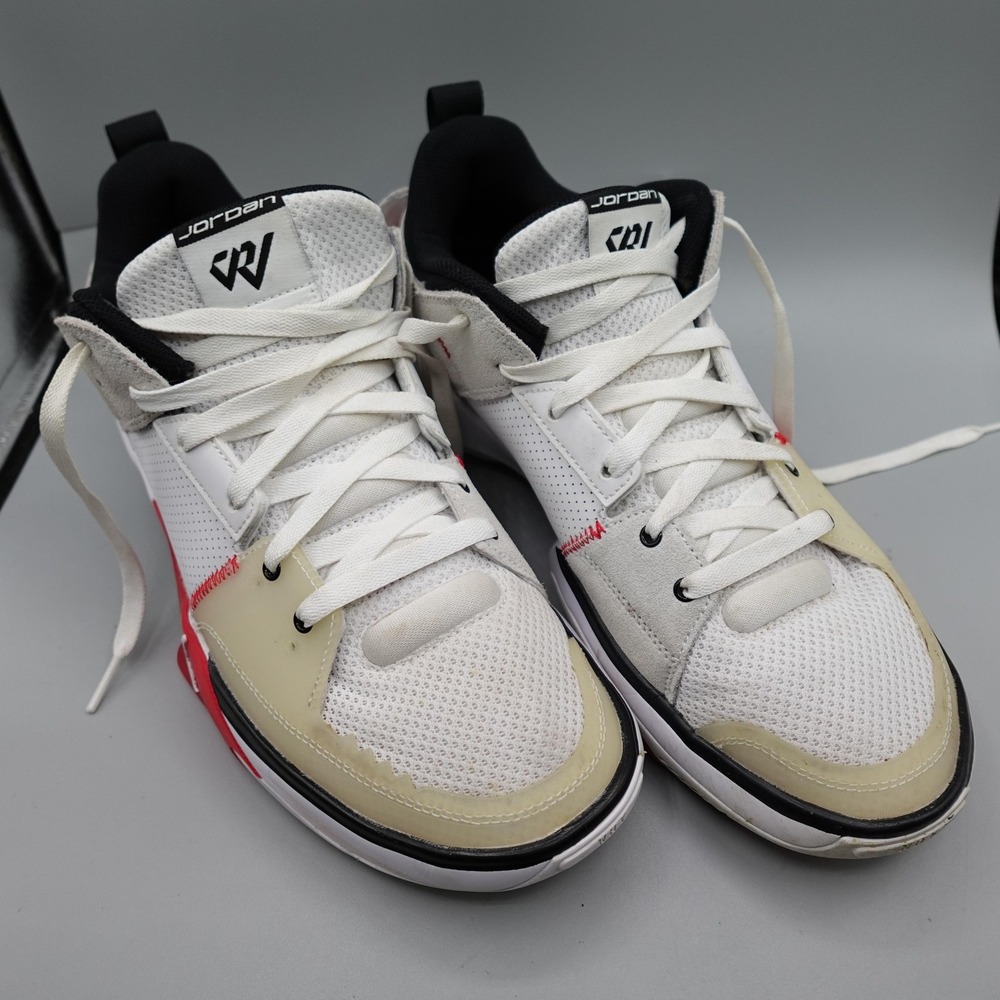 Jordan One Take 5 Basketball Men 11 White Red Black Sneakers FD2335-106